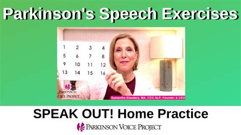 parkinson's voice project daily exercises